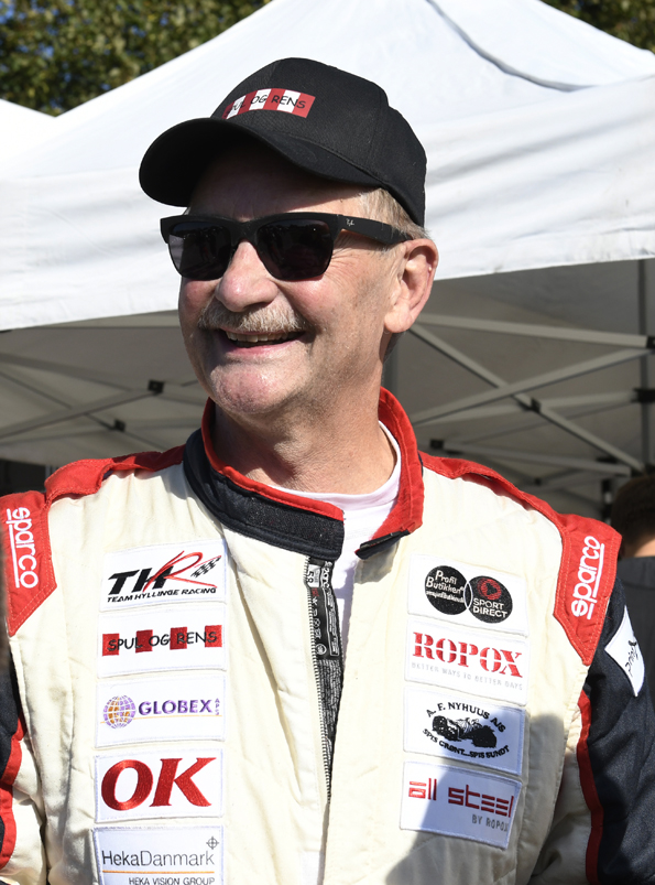 John Frederiksen var glad og tilfreds efter et veloverstået rally i Roskilde
(Foto: Morten Dam - autoMOTIV/specialpress)